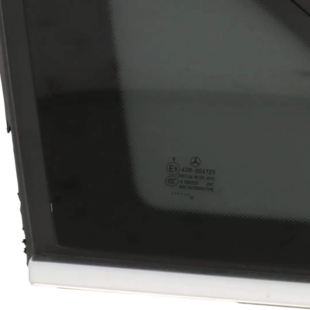 SUV Side Fixed Window Rear Left N/S Tinted AS3 to Mercedes H243 with Part number A2476705901 Mercedes H243 SUV Side Fixed Window Rear Left N/S Tinted AS3 - SKU A2476705901 - Part number A2476705901