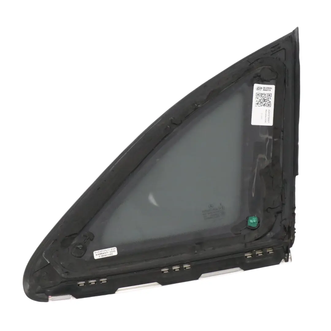 SUV Finestrino Fisso Posteriore Sinistro Oscurato AS3 per Mercedes H243 con numero di parte A2476705901 Mercedes H243 SUV Finestrino Fisso Posteriore Sinistro Oscurato AS3 - SKU A2476705901 - Numero di parte A2476705901