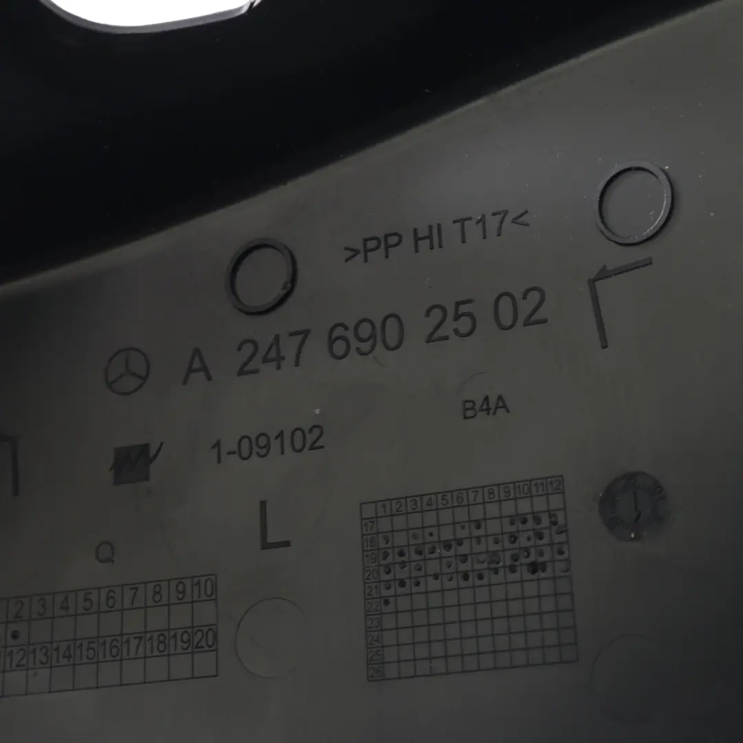 Mercedes H243 Osłona Wewnętrzna Drzwi Lewy Tył Panel - SKU A2476902502 - Numer Części A2476902502