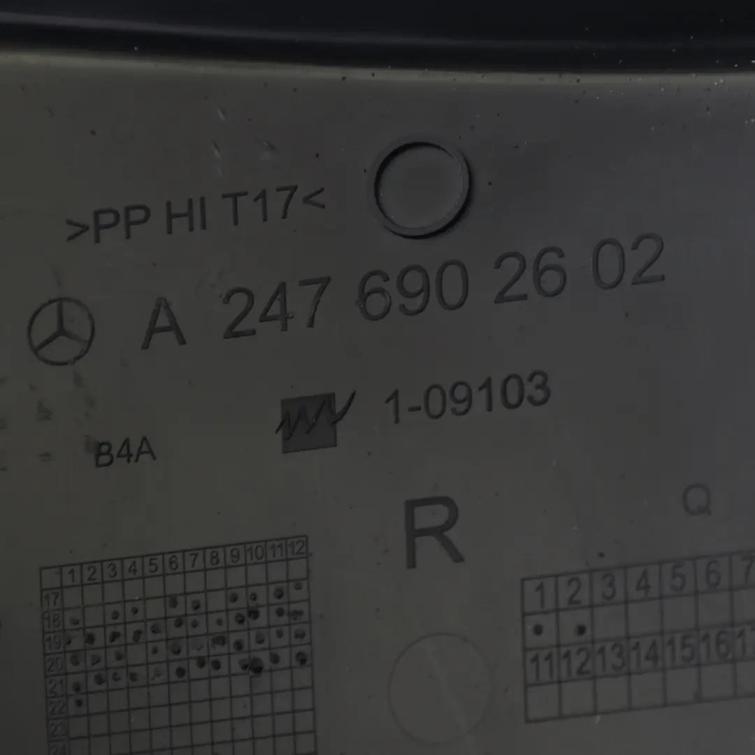 Mercedes H243 Türverkleidung Seitenwand Verkleidung hinten rechts - SKU A2476902602 - Teilenummer A2476902602