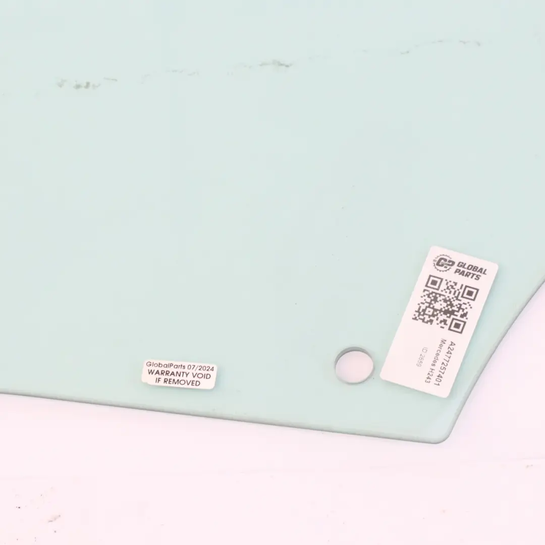 Vitre Latérale Porte Vitrée Avant Droite AS2 pour Mercedes H243 W247 à propos du numéro de pièce A2477257401 Mercedes H243 W247 Vitre Latérale Porte Vitrée Avant Droite AS2 - SKU A2477257401 - Numéro de pièce A2477257401