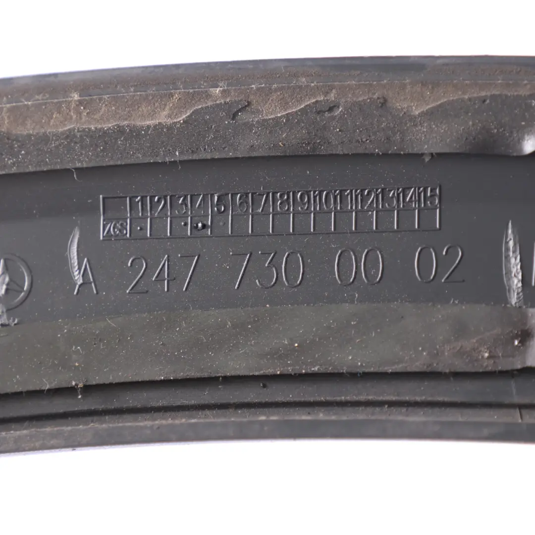 Mercedes H243 H247 Tapa guardabarros trasero izquierdo - SKU A2477300002 - Número de pieza A2477300002