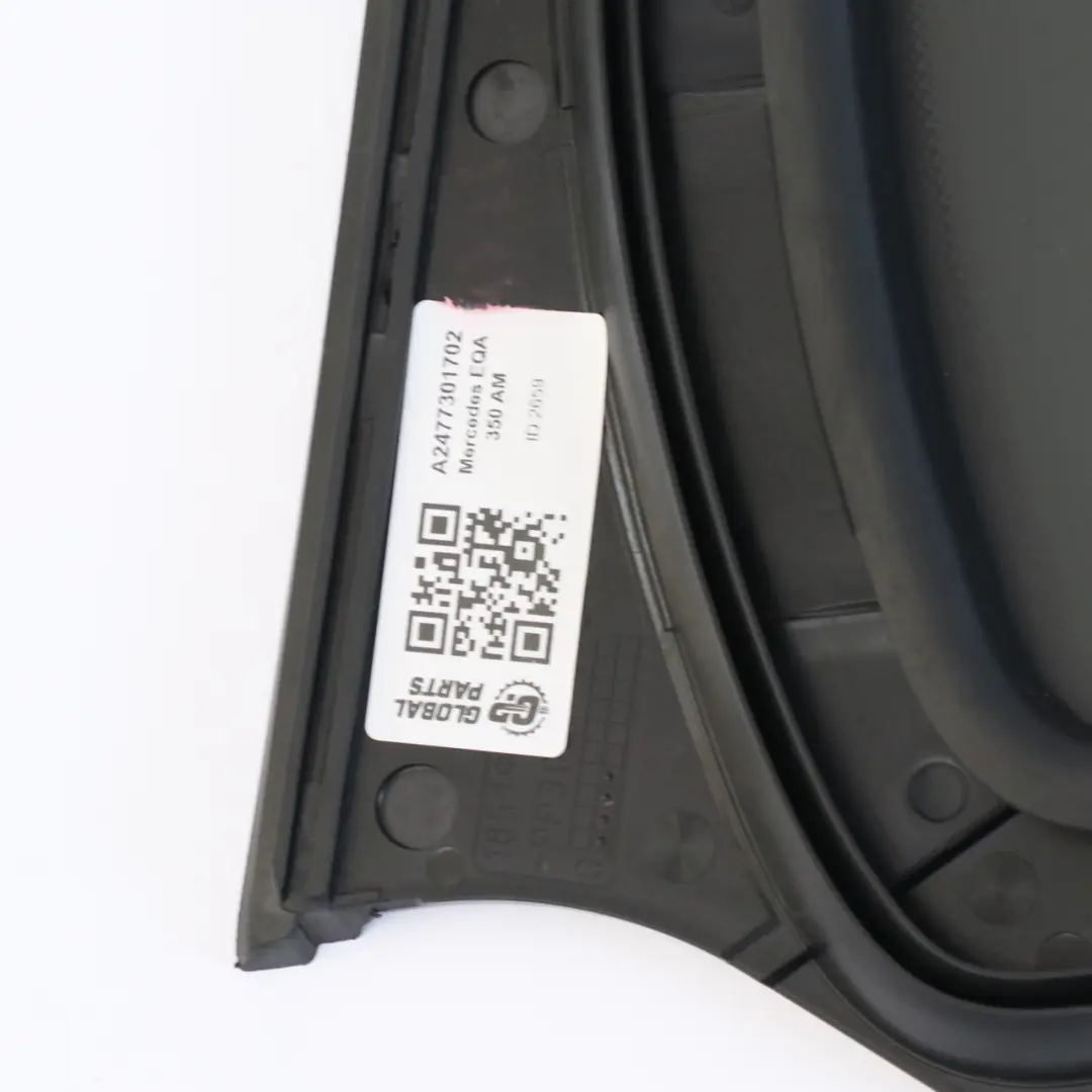 Cristal Lateral Fijo Puerta Trasera Izquierda Tintado para Mercedes H243 con número de pieza A2477301702 Mercedes H243 Cristal Lateral Fijo Puerta Trasera Izquierda Tintado - SKU A2477301702 - Número de pieza A2477301702