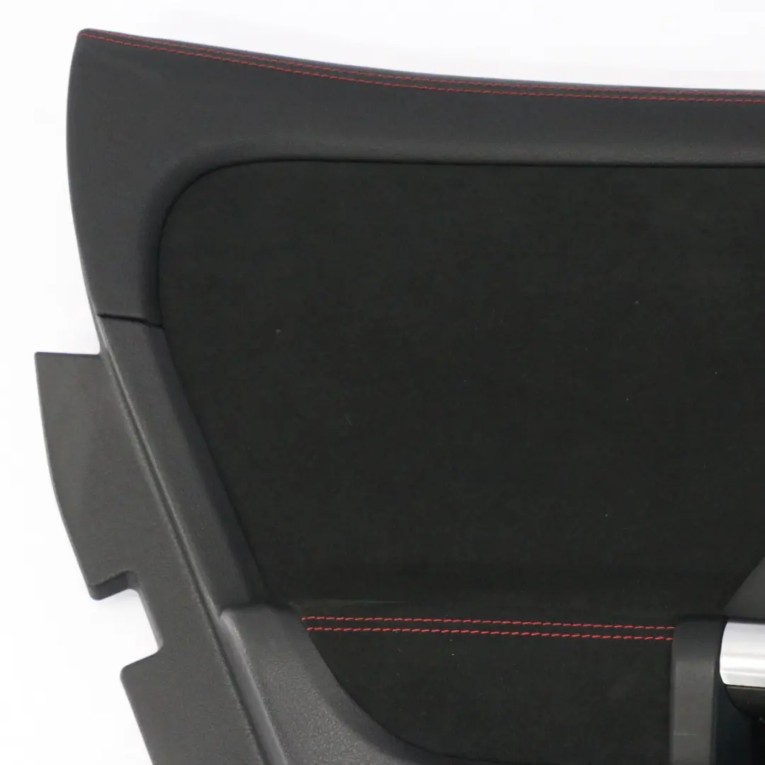 Door Card Panel Rear Left N/S Black Red Accents to Mercedes H243 with Part number A2477302301 Mercedes H243 Door Card Panel Rear Left N/S Black Red Accents - SKU A2477302301 - Part number A2477302301