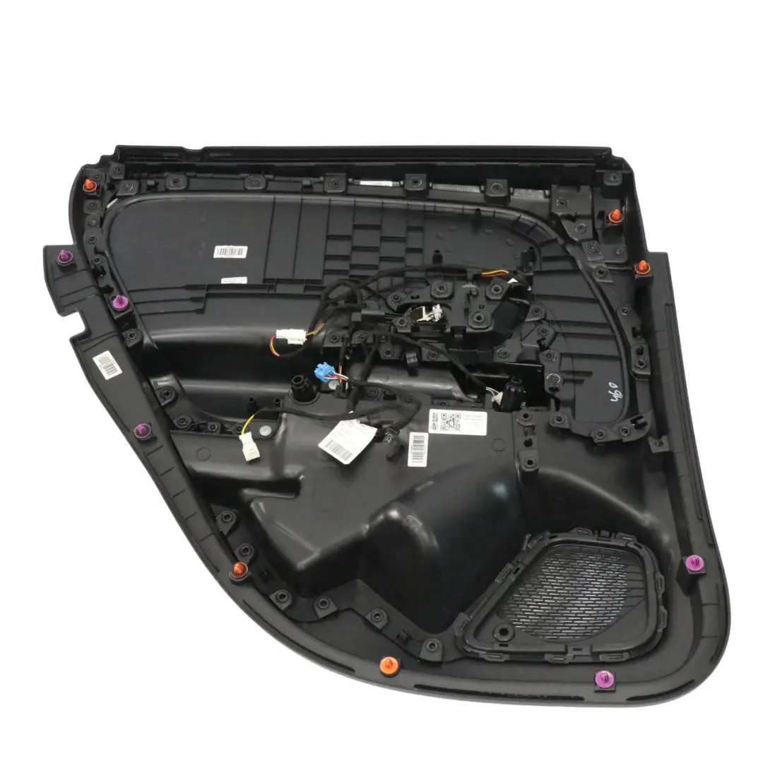 Mercedes H243 Door Card Panel Rear Right O/S Black Red Accents - SKU A2477302401 - Part number A2477302401