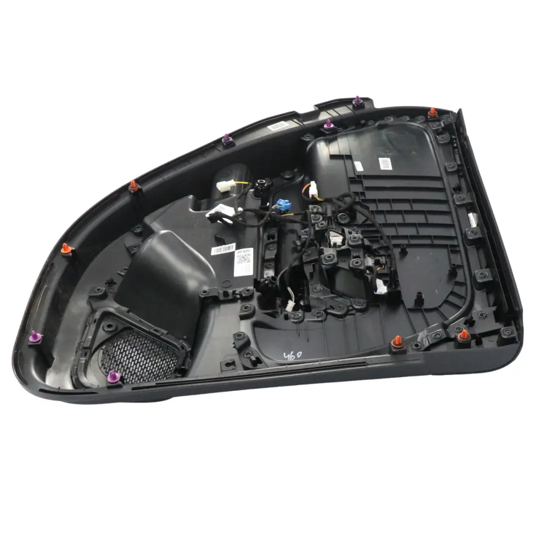 Mercedes H243 Door Card Panel Rear Right O/S Black Red Accents - SKU A2477302401 - Part number A2477302401