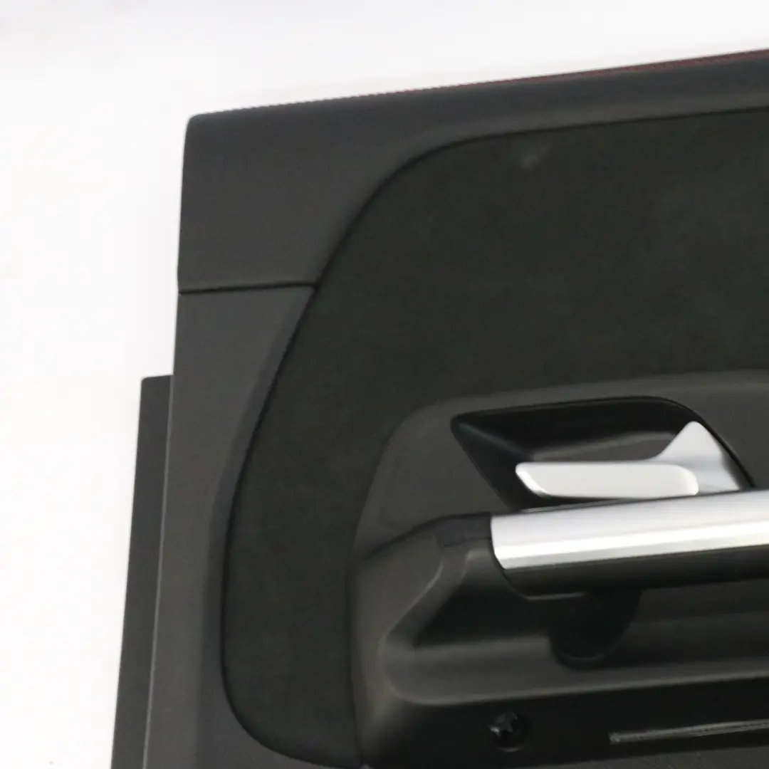 Mercedes H243 Door Card Panel Rear Right O/S Black Red Accents - SKU A2477302401 - Part number A2477302401