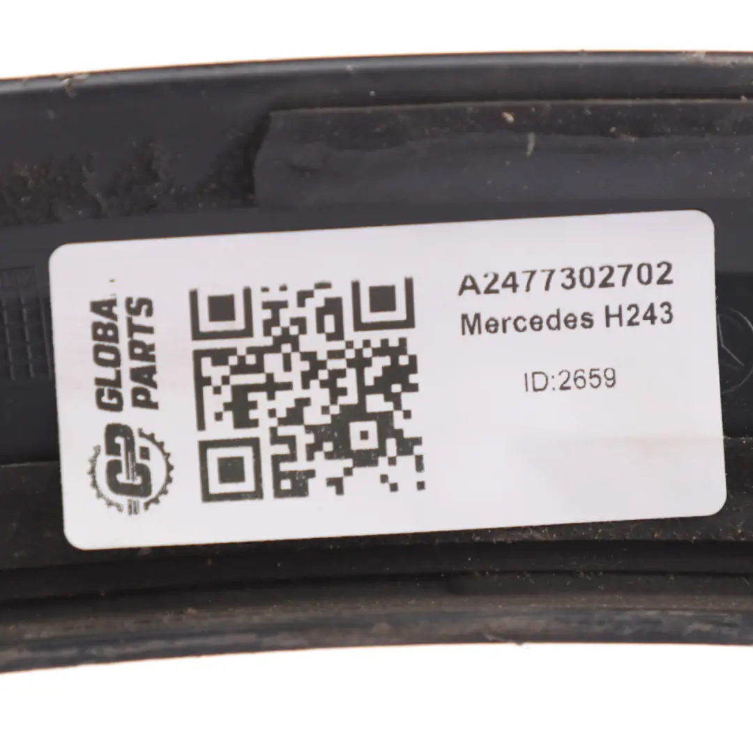 Osłona Litwa Nadkola Tylnego Błotnika Prawa do Mercedes H243 H247 o numerze A2477302702 Mercedes H243 H247 Osłona Litwa Nadkola Tylnego Błotnika Prawa - SKU A2477302702 - Numer Części A2477302702