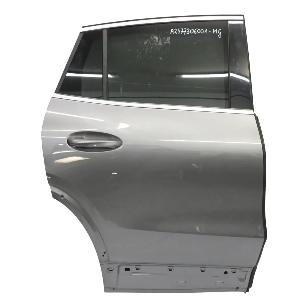 Door Rear Right O/S B-Class Mountain Grey Metallic - 787 to Mercedes H243 H247 with Part number A2477306001 Mercedes H243 H247 Door Rear Right O/S B-Class Mountain Grey Metallic - 787 - SKU A2477306001-MG - Part number A2477306001