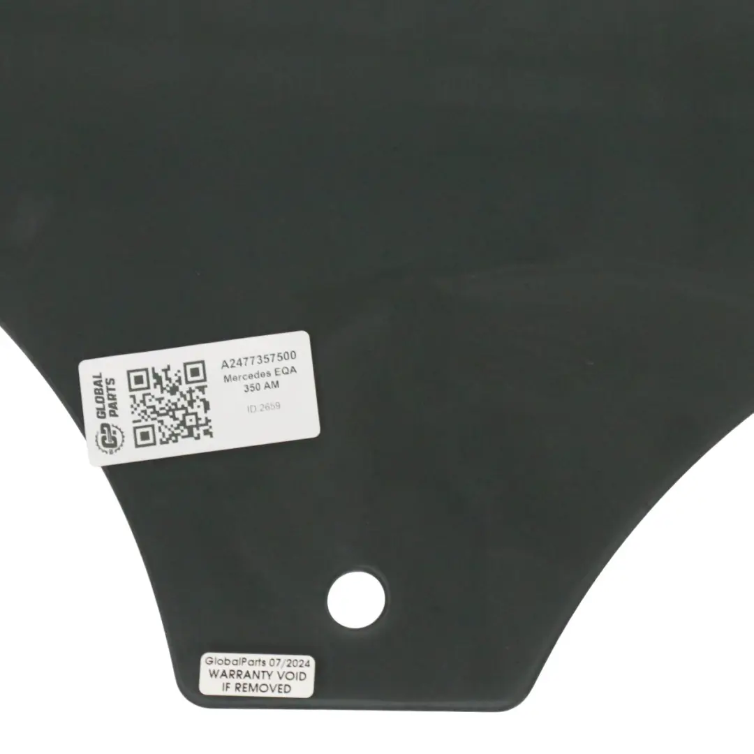 Cristal lateral Puerta trasera Izquierda Tintado para Mercedes H243 EQA con número de pieza A2477357500 Mercedes H243 EQA Cristal lateral Puerta trasera Izquierda Tintado - SKU A2477357500 - Número de pieza A2477357500