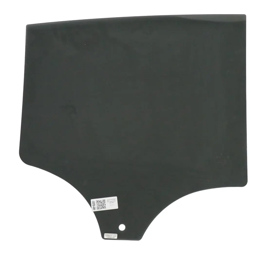 Vitrage latéral Porte arrière gauche teinté AS3 pour Mercedes H243 EQA à propos du numéro de pièce A2477357500 Mercedes H243 EQA Vitrage latéral Porte arrière gauche teinté AS3 - SKU A2477357500 - Numéro de pièce A2477357500