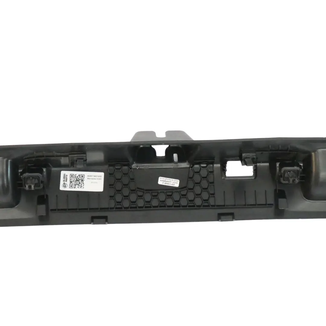 Maniglia del portellone posteriore montaggio luce per Mercedes H243 H247 con numero di parte A2477407000 Mercedes H243 H247 Maniglia del portellone posteriore montaggio luce - SKU A2477407000 - Numero di parte A2477407000