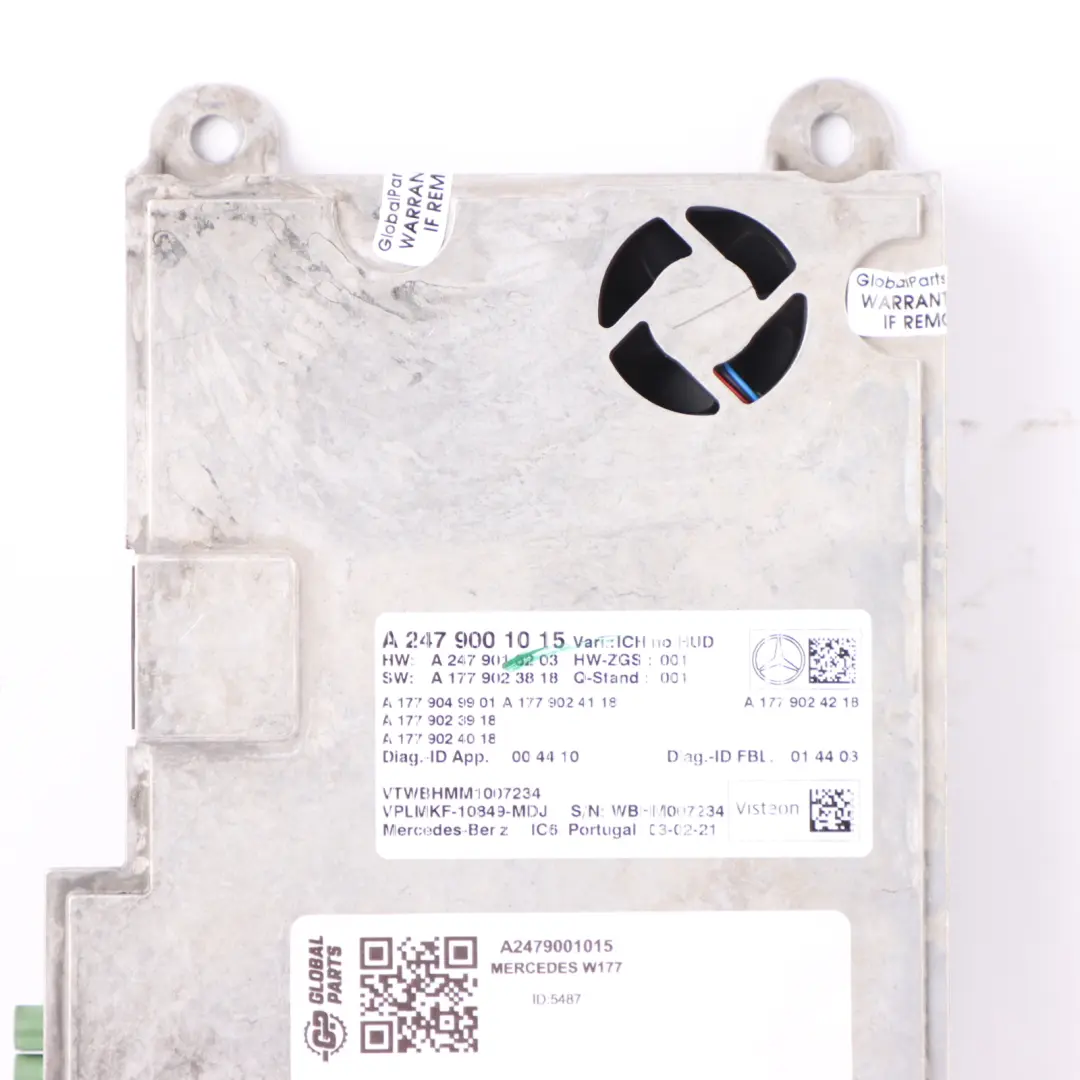  Instrument Cluster Module Mercedes W177 C118 Speedo Gauges Control - SKU A2479001015 - Part number A2479001015