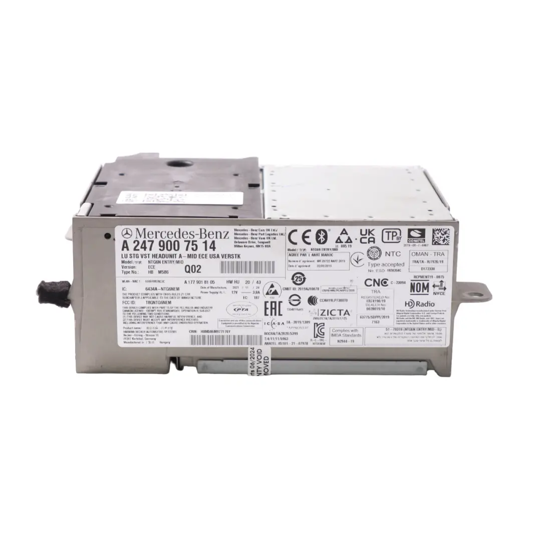 Unité principale Radio Navigation pour Mercedes C118 W247 à propos du numéro de pièce A2479003216 Mercedes C118 W247 Unité principale Radio Navigation - SKU A2479003216 - Numéro de pièce A2479003216