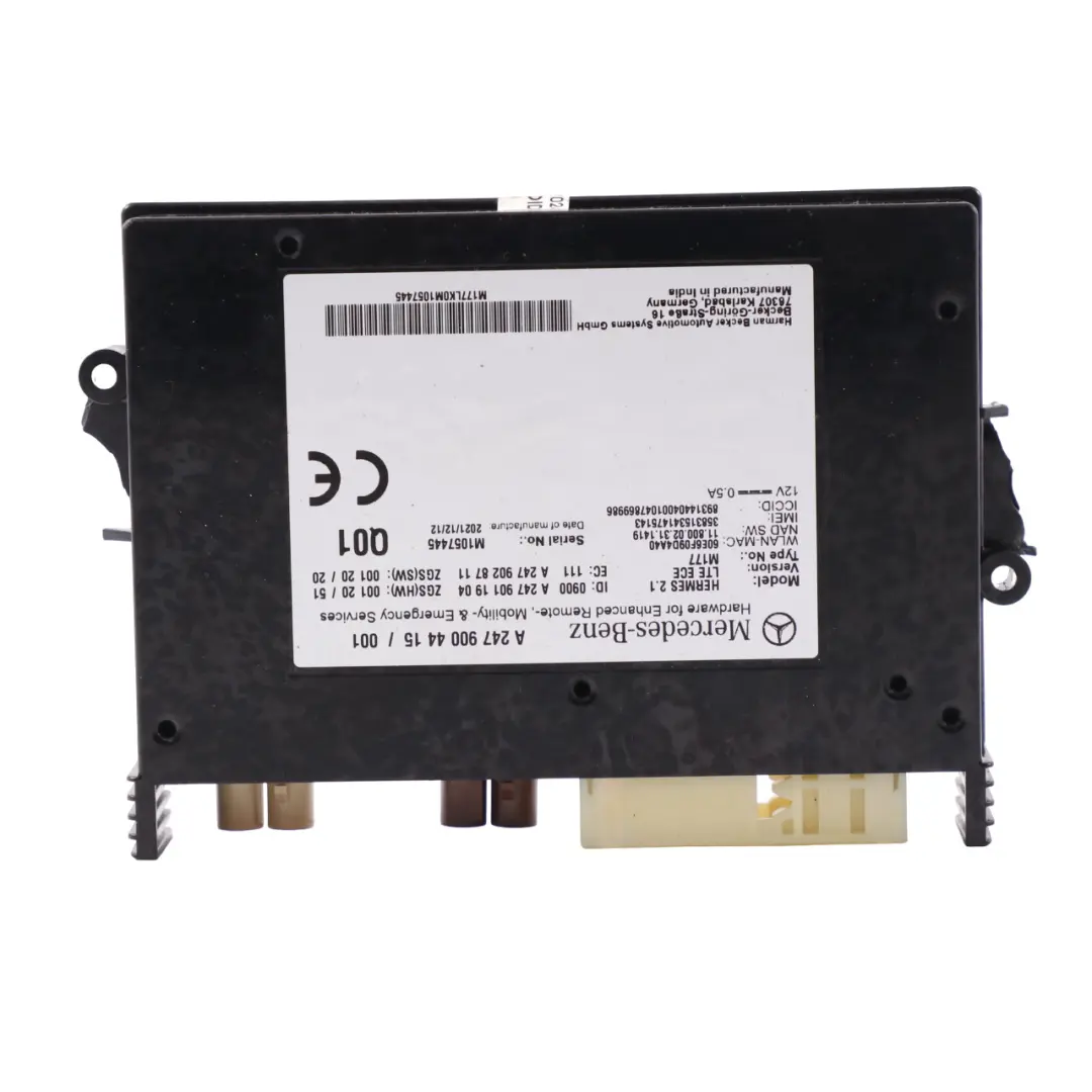 Module télématique Mercedes W213 H243 Communication Blutooth Control pour à propos du numéro de pièce A2479004415 Module télématique Mercedes W213 H243 Communication Blutooth Control - SKU A2479004415 - Numéro de pièce A2479004415