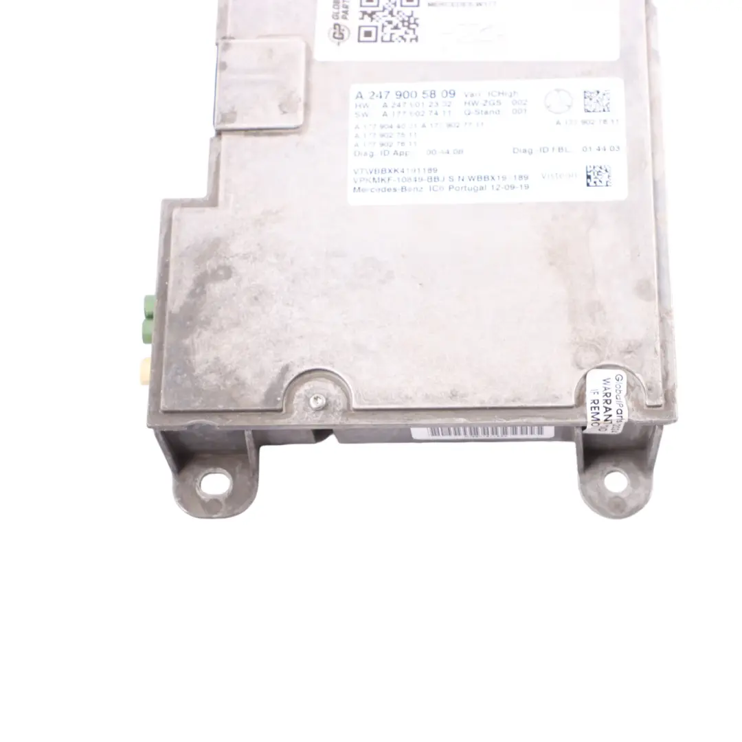 Unité contrôle du module du tableau de bord A2479001708 pour Mercedes C118 W177 W247 à propos du numéro de pièce A2479005809 Mercedes C118 W177 W247 Unité contrôle du module du tableau de bord A2479001708 - SKU A2479005809 - Numéro de pièce A2479005809