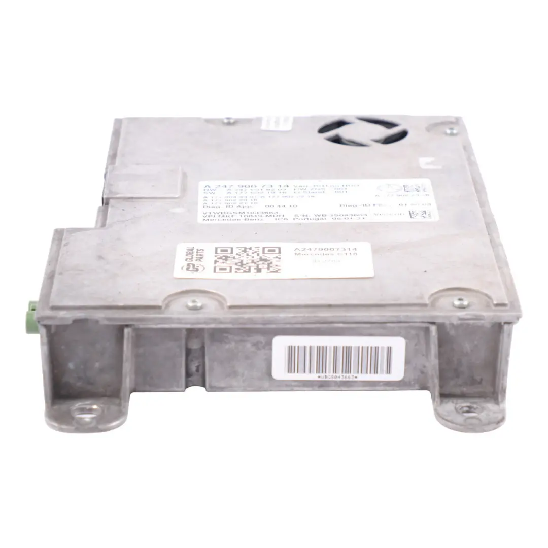 Kombiinstrument Elektronik Steuermodul für Mercedes CLA 200 C118 mit Teilenummer A2479007314 Mercedes CLA 200 C118 Kombiinstrument Elektronik Steuermodul - SKU A2479007314 - Teilenummer A2479007314