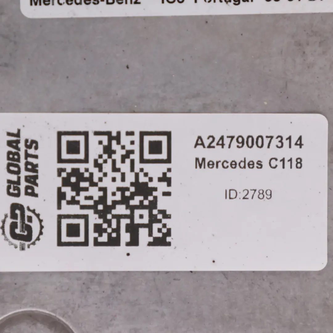 Mercedes CLA 200 C118 Instrument Cluster Electronics Control Module - SKU A2479007314 - Part number A2479007314