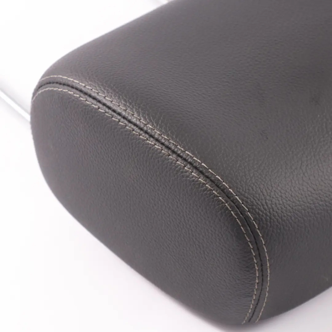 Headrest Front Left Right Cover Black Leather to Mercedes X164 W251 Seat with Part number A2519704550 Mercedes X164 W251 Seat Headrest Front Left Right Cover Black Leather - SKU A2519704550 - Part number A2519704550