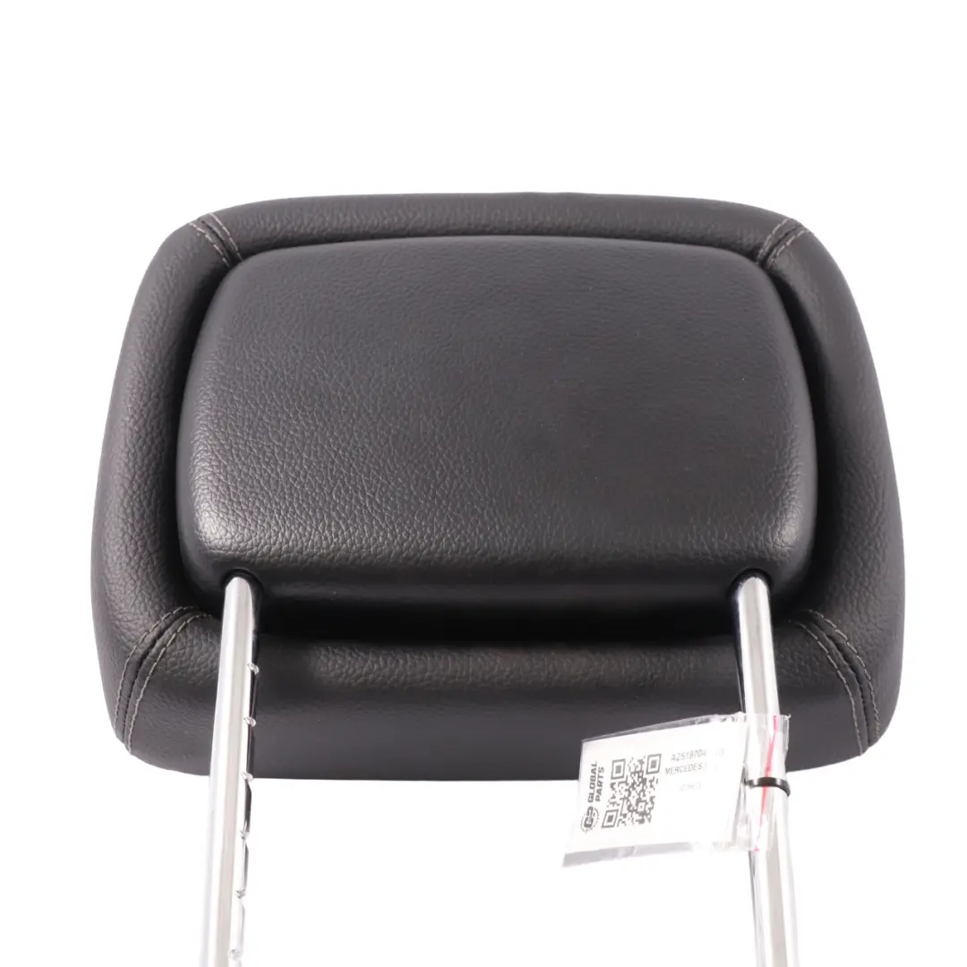 Poggiatesta del sedile anteriore sinistro destro pelle nera per Mercedes X164 W251 con numero di parte A2519704550 Mercedes X164 W251 Poggiatesta del sedile anteriore sinistro destro pelle nera - SKU A2519704550 - Numero di parte A2519704550