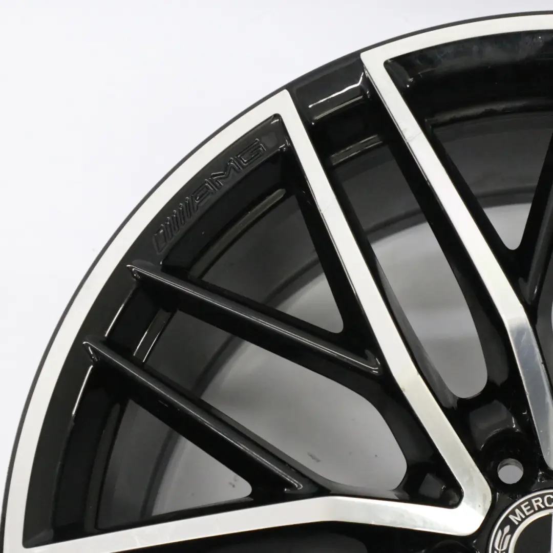 Mercedes GLC X253 AMG Rear Black Wheel Alloy Rim 21" 10 Double Spoke ET:22 9,5J - SKU A2534015800-1 - Part number A2534015800