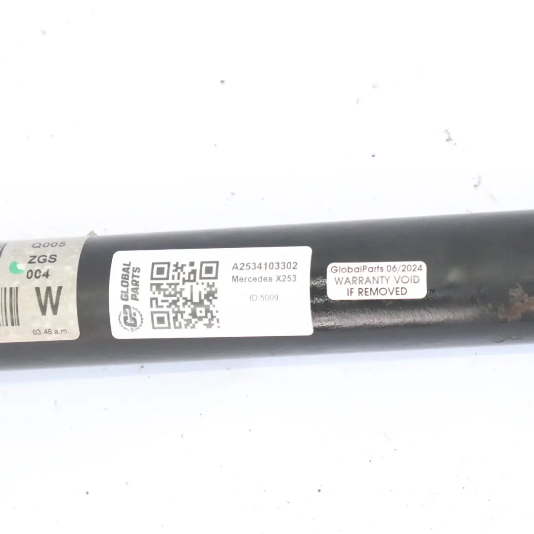 M274 Petrol Drive Propshaft Prop Shaft Front Automatic to Mercedes X253 with Part number A2534103302 Mercedes X253 M274 Petrol Drive Propshaft Prop Shaft Front Automatic - SKU A2534103302 - Part number A2534103302