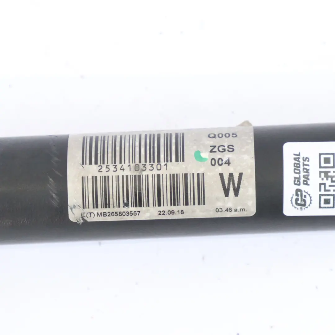 M274 Essence Transmission Arbre à cardans Automatique pour Mercedes X253 à propos du numéro de pièce A2534103302 Mercedes X253 M274 Essence Transmission Arbre à cardans Automatique - SKU A2534103302 - Numéro de pièce A2534103302