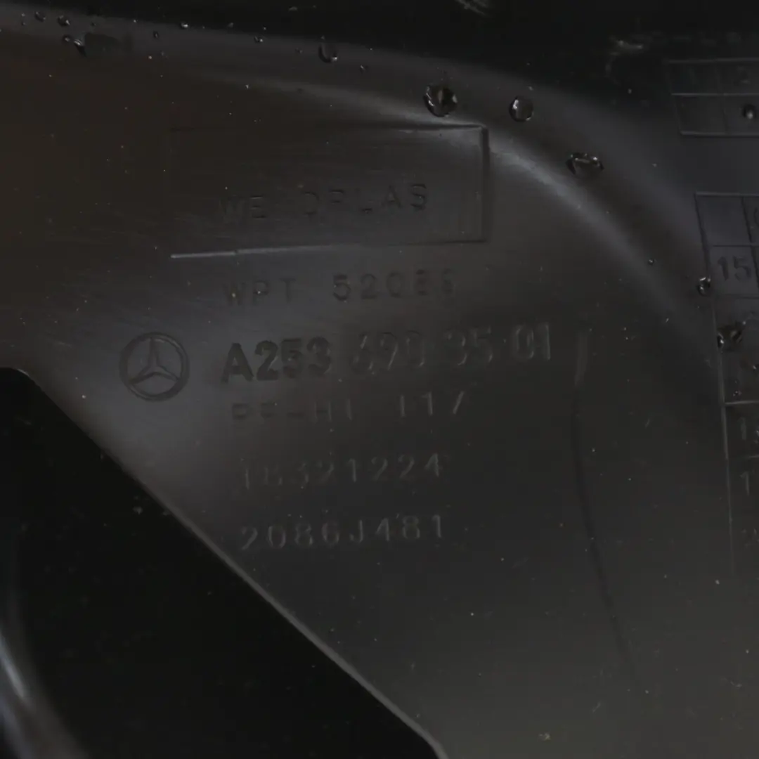 Couvercle de garniture montant C arrière gauche noir pour Mercedes X253 à propos du numéro de pièce A2536903501 Mercedes X253 Couvercle de garniture montant C arrière gauche noir - SKU A2536903501-1 - Numéro de pièce A2536903501