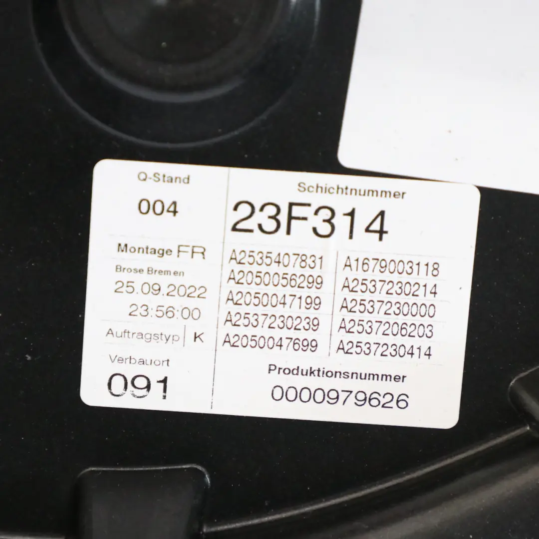 Elevalunas Puerta Delantera Derecha Motor Regulador para Mercedes C253 con número de pieza A2537206603 Mercedes C253 Elevalunas Puerta Delantera Derecha Motor Regulador - SKU A2537206603 - Número de pieza A2537206603