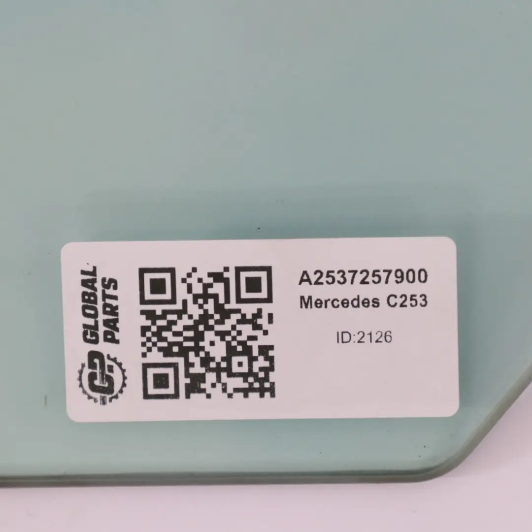 Seitenscheibe Vorderseite Tür Links AS2 für Mercedes GLC C253 Coupe mit Teilenummer A2537257900 Mercedes GLC C253 Coupe Seitenscheibe Vorderseite Tür Links AS2 - SKU A2537257900 - Teilenummer A2537257900