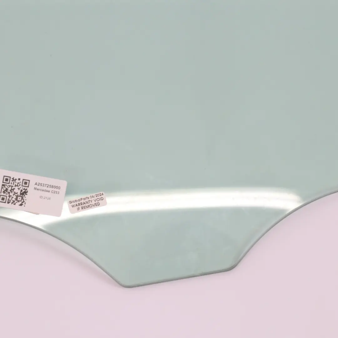 Side Glass Window Front Door Right O/S AS2 to Mercedes GLC C253 Coupe with Part number A2537258000 Mercedes GLC C253 Coupe Side Glass Window Front Door Right O/S AS2 - SKU A2537258000 - Part number A2537258000