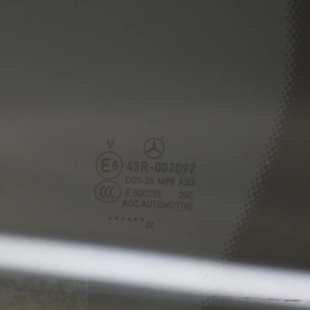 Finestrino Posteriore Mercedes X253 Coupé Porta Sinistra AS3 per con numero di parte A2537300300 Finestrino Posteriore Mercedes X253 Coupé Porta Sinistra AS3 - SKU A2537300300 - Numero di parte A2537300300