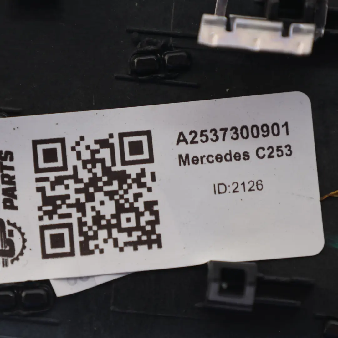 Mercedes C253 Door Interior Trim Rear Left N/S Strip Aluminium - SKU A2537300901 - Part number A2537300901