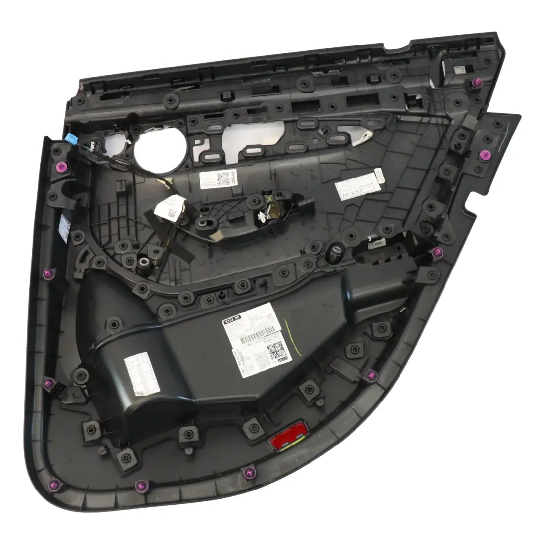 Mercedes GLC C253 Rivestimento della scheda porta posteriore sinistra nero AMG - SKU A2537301503-1 - Numero di parte A2537301503