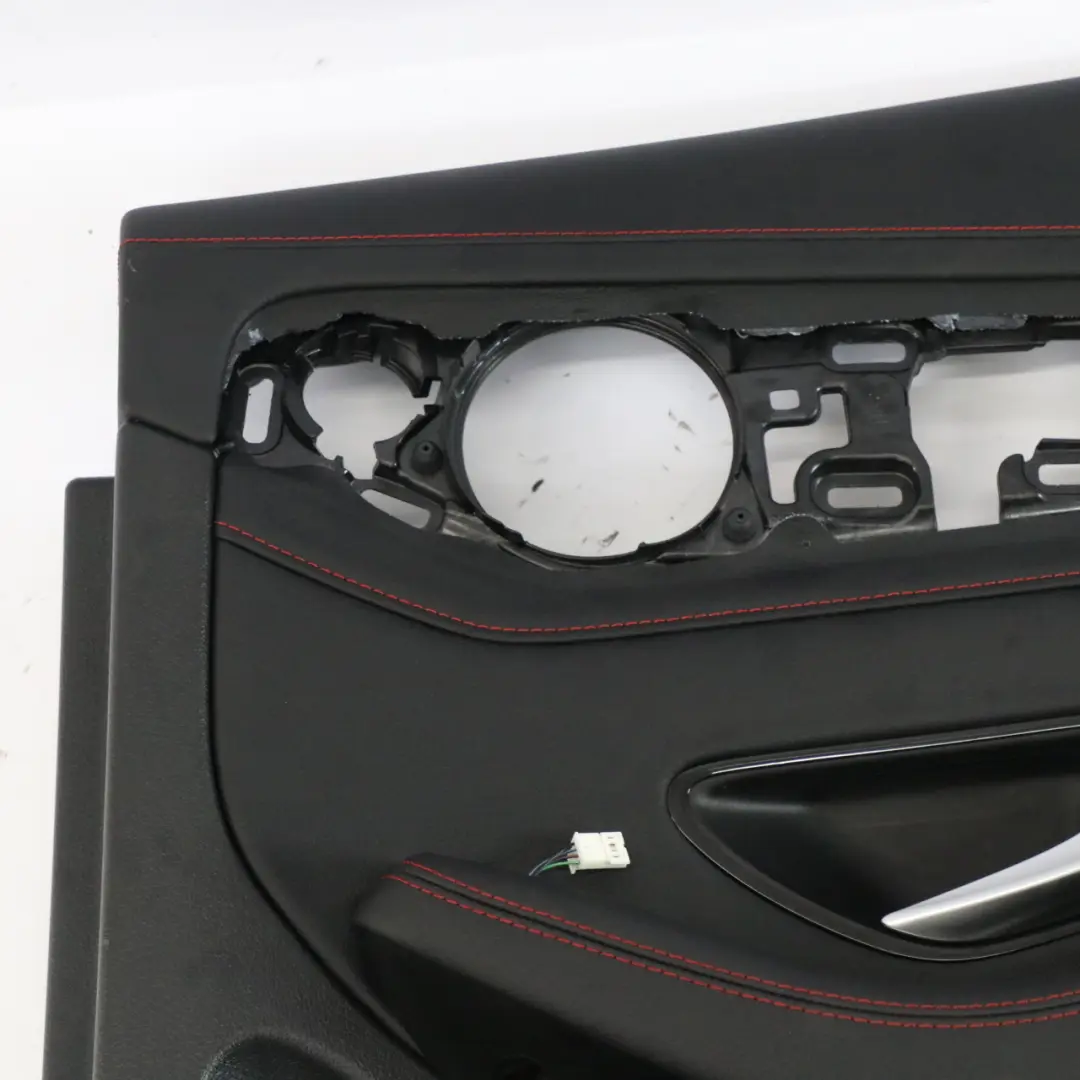 Mercedes GLC C253 Boczek Drzwi Panel Prawy Tył Czarny Czerwona Nić AMG Line - SKU A2537301603 - Numer Części A2537301603
