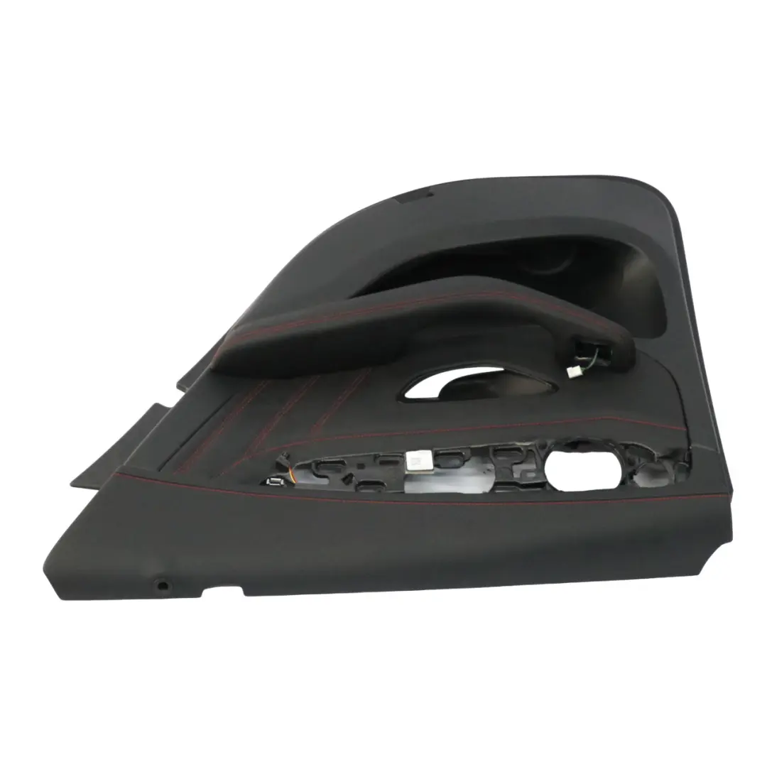 Boczek Drzwi Panel Prawy Tył Czarny Czerwona Nić AMG Line do Mercedes GLC C253 o numerze A2537301603 Mercedes GLC C253 Boczek Drzwi Panel Prawy Tył Czarny Czerwona Nić AMG Line - SKU A2537301603 - Numer Części A2537301603