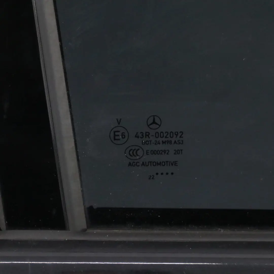 Door Rear Right O/S Selenite Grey Metallic - 992 to Mercedes C253 with Part number A2537306404 Mercedes C253 Door Rear Right O/S Selenite Grey Metallic - 992 - SKU A2537306404-SEL - Part number A2537306404