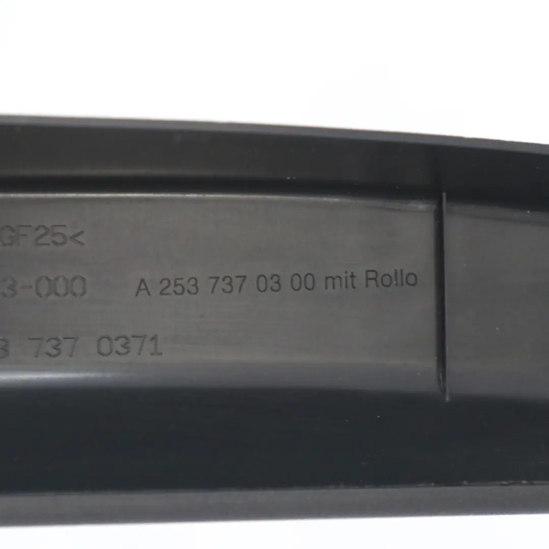 Mercedes X253 Window Frame Rear Door Left N/S Cover Trim Seal Black - SKU A2537370300 - Part number A2537370300