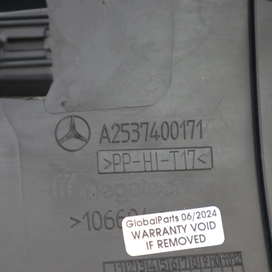 Mercedes X253 Cadre de fenêtre Couvercle de coffre intérieur gauche - SKU A2537400171-1 - Numéro de pièce A2537400171