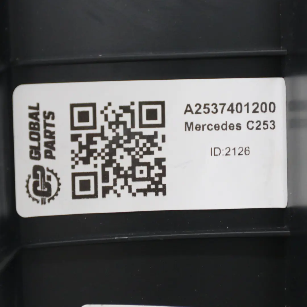 Tapa Embellecedor Trasera Derecha Ventana Portón para Mercedes GLC C253 con número de pieza A2537401200 Mercedes GLC C253 Tapa Embellecedor Trasera Derecha Ventana Portón - SKU A2537401200 - Número de pieza A2537401200