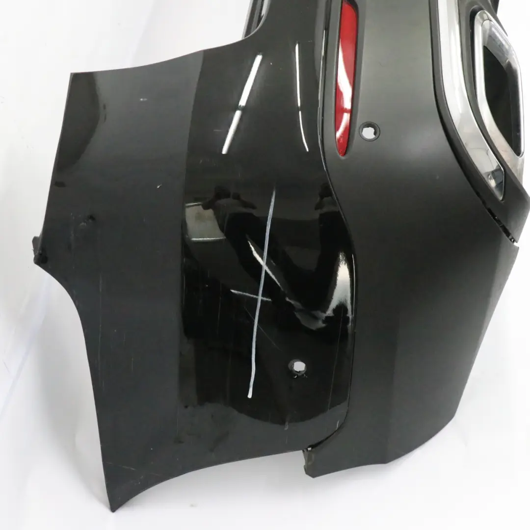 Bumper Hybrid Trim Panel Covering Obsidian Black - 197 to Mercedes X253 Rear with Part number A2538801603 Mercedes X253 Rear Bumper Hybrid Trim Panel Covering Obsidian Black - 197 - SKU A2538801603-OB - Part number A2538801603