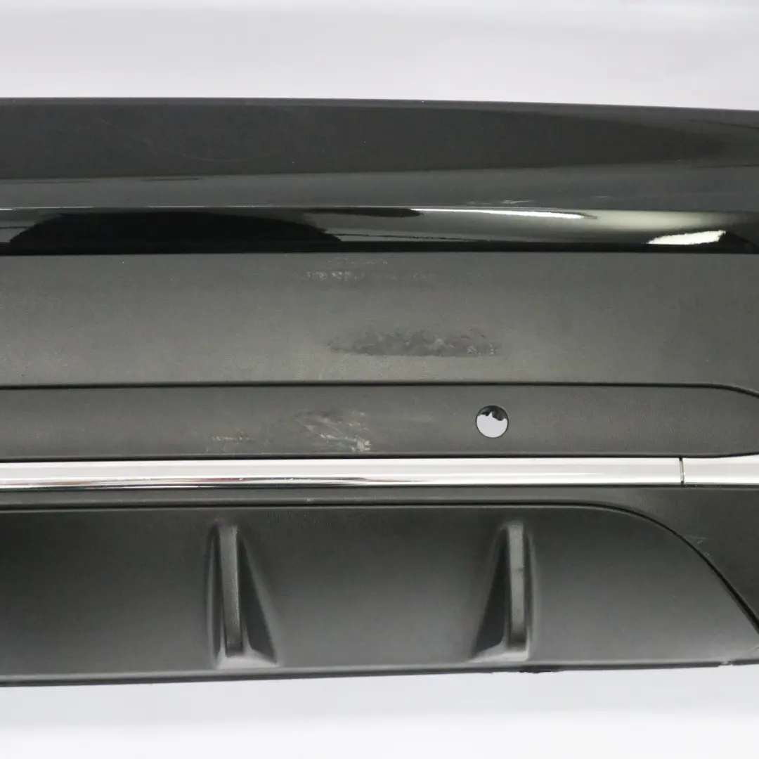 Mercedes X253 Rear Bumper Hybrid Trim Panel Covering Obsidian Black - 197 - SKU A2538801603-OB - Part number A2538801603