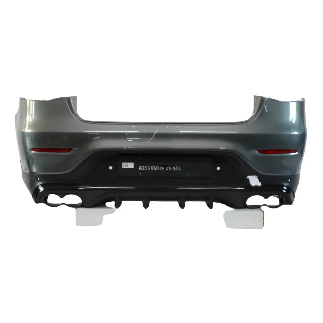 Bumper Trim Panel Covering Selenite Grey Metallic - 992 to Mercedes X253 Rear with Part number A2538805703 Mercedes X253 Rear Bumper Trim Panel Covering Selenite Grey Metallic - 992 - SKU A2538805703-SEL - Part number A2538805703