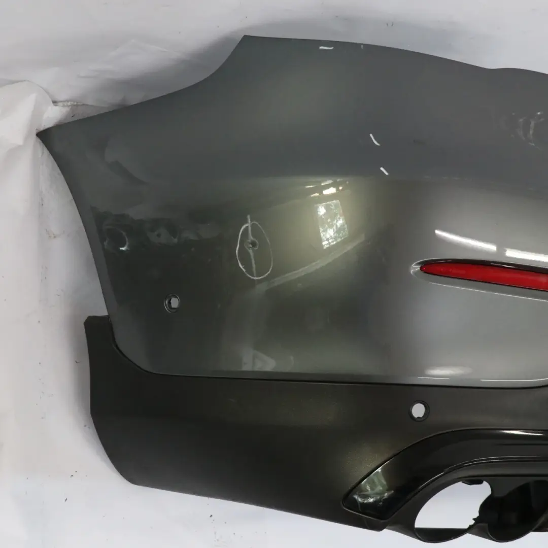 Bumper Trim Panel Covering Selenite Grey Metallic - 992 to Mercedes X253 Rear with Part number A2538805703 Mercedes X253 Rear Bumper Trim Panel Covering Selenite Grey Metallic - 992 - SKU A2538805703-SEL - Part number A2538805703