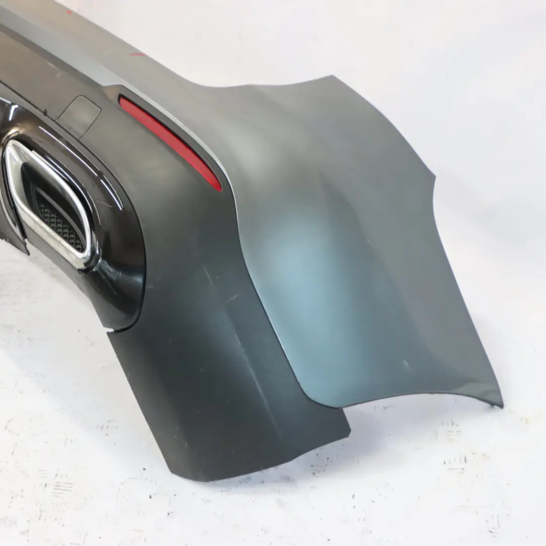 Bumper Trim Panel Covering Selenite Grey Metallic - 992 to Mercedes X253 Rear with Part number A2538806101 Mercedes X253 Rear Bumper Trim Panel Covering Selenite Grey Metallic - 992 - SKU A2538806101-SEL - Part number A2538806101