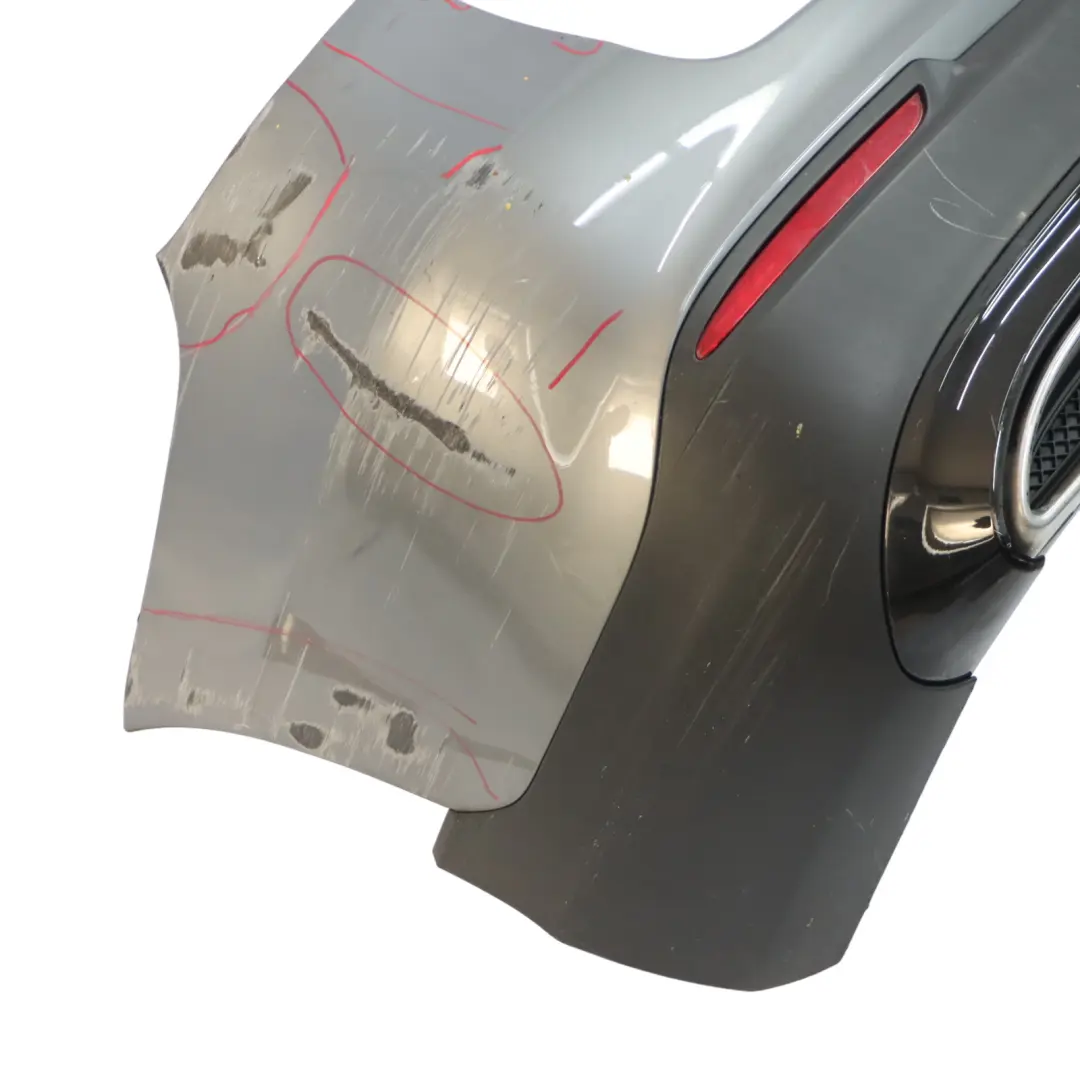 Mercedes X253 Rear Bumper Trim Panel Covering Selenite Grey Metallic - 992 - SKU A2538806101-SEL - Part number A2538806101
