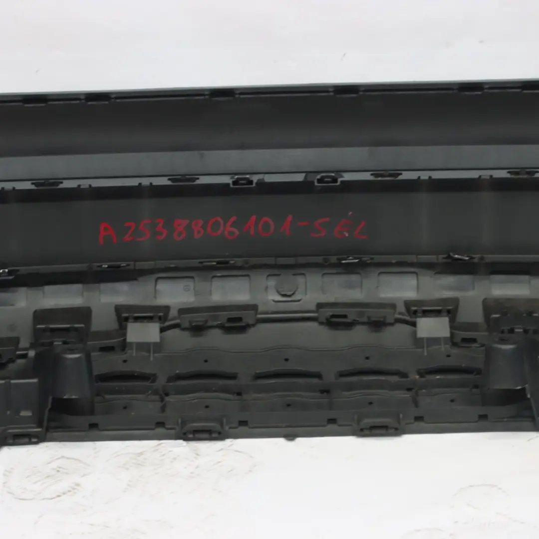 Bumper Trim Panel Covering Selenite Grey Metallic - 992 to Mercedes X253 Rear with Part number A2538806101 Mercedes X253 Rear Bumper Trim Panel Covering Selenite Grey Metallic - 992 - SKU A2538806101-SEL - Part number A2538806101