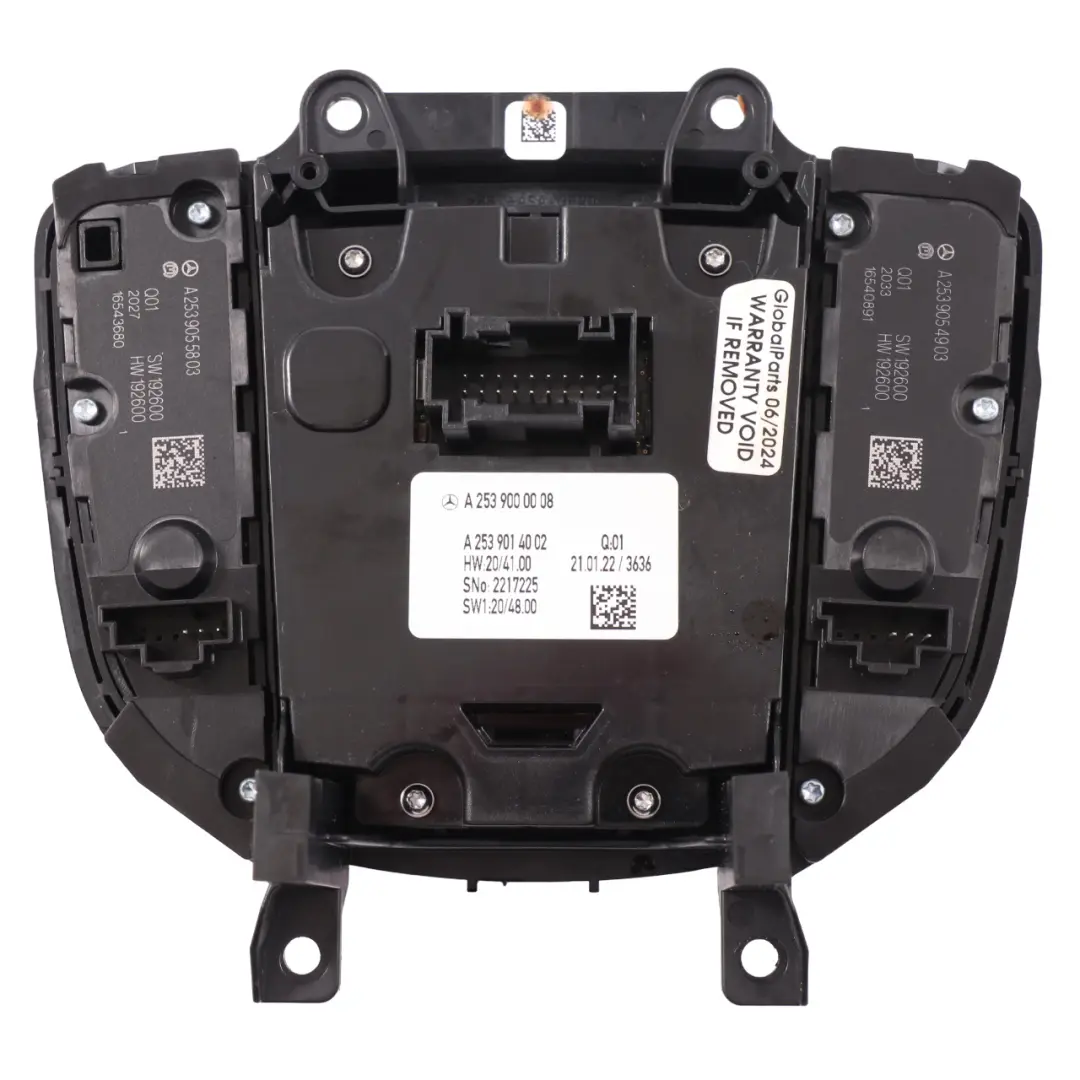 Mercedes GLC X253 Touch Pad Console Switch Panel Touchpad Controller - SKU A2539000008-1 - Part number A2539000008