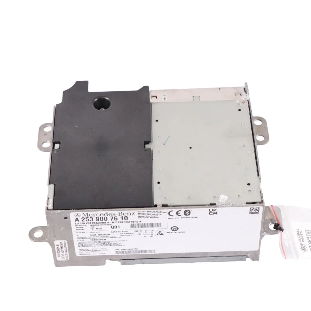 Unité Commande Navigation Radio Stéréo pour Mercedes GLC C253 à propos du numéro de pièce A2539007610 Mercedes GLC C253 Unité Commande Navigation Radio Stéréo - SKU A2539007610 - Numéro de pièce A2539007610