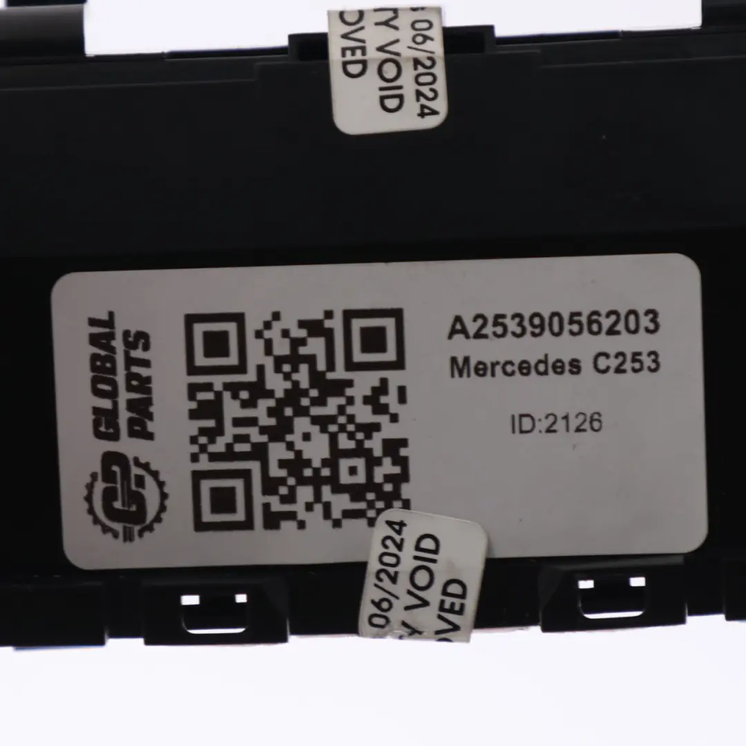 Botonera Interior Interruptores Control Peligro para Mercedes C253 con número de pieza A2539056203 Mercedes C253 Botonera Interior Interruptores Control Peligro - SKU A2539056203 - Número de pieza A2539056203
